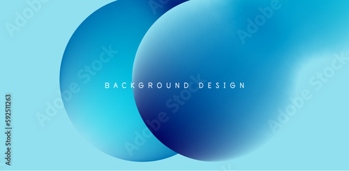 Colorful circle abstract background. Template for wallpaper, banner, presentation, background