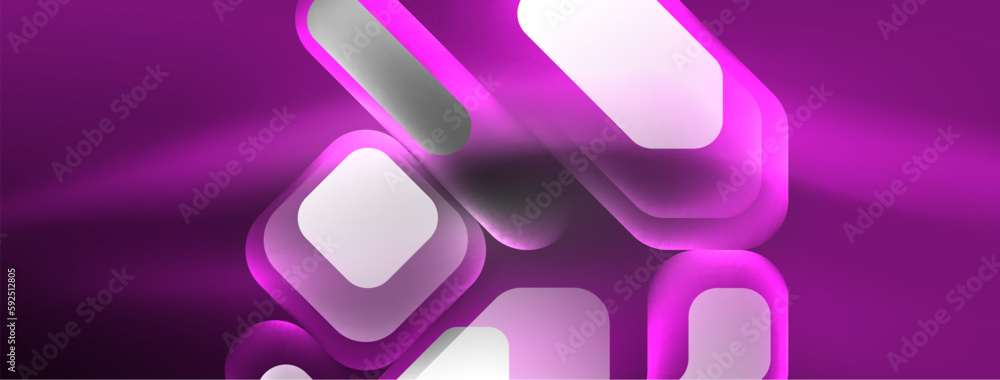 Glowing neon geometric elements abstract background. Neon light or laser show, electric impulse, power lines, techno quantum energy impulse, magic glowing dynamic lines Glowing neon geometric elements abstract background. Neon light or laser show, electric impulse, power lines, techno quantum energy impulse, magic glowing dynamic lines