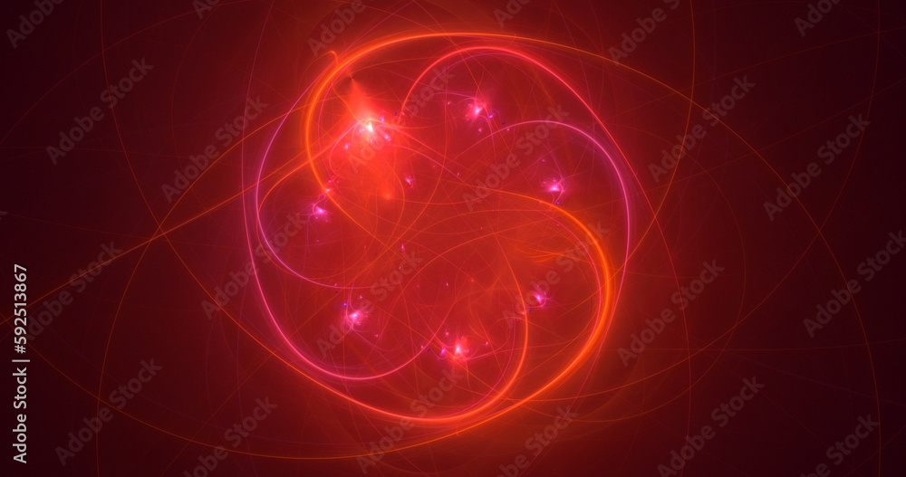 3D rendering abstract round light background 3D rendering abstract round light background