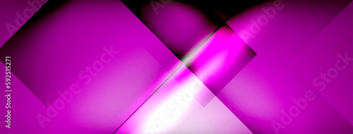 Light and shadow squares and lines abstract background
