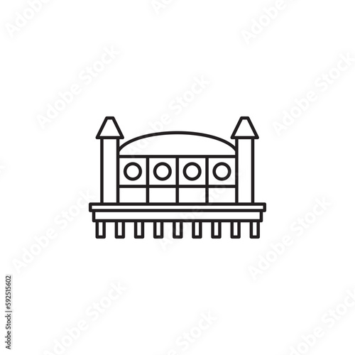 brighton vector for Icon Website, UI Essential, Symbol, Presentation
