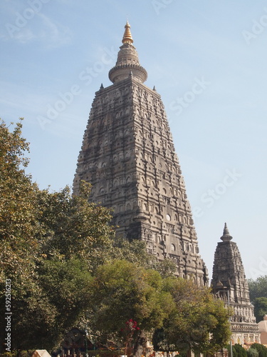 Mahabodhi temple, bodh gaya, India. The site where Buddha was enlightenment