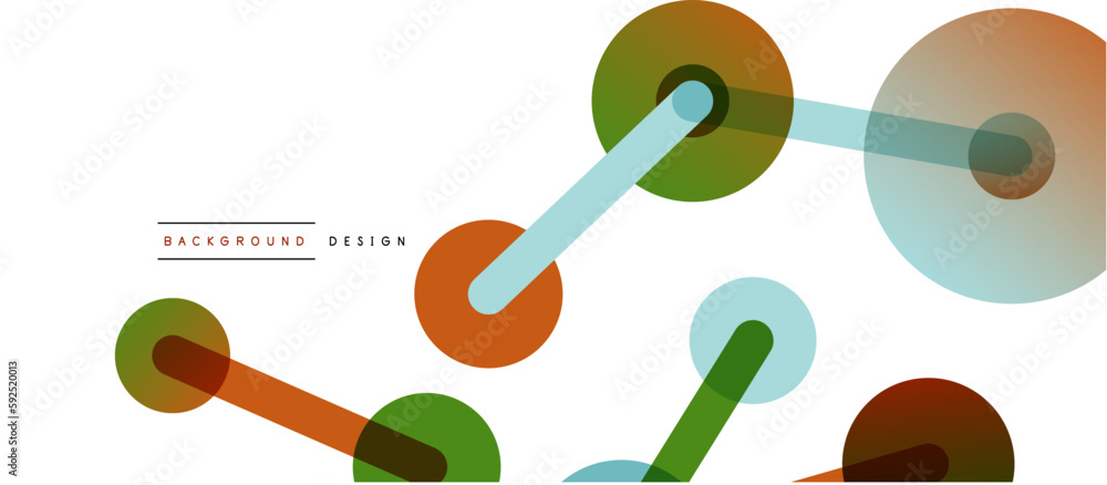Line points connections geometric abstract background. Circles connected by lines. Trendy techno business template for wallpaper, banner, background or landing Line points connections geometric abstract background. Circles connected by lines. Trendy techno business template for wallpaper, banner, background or landing
