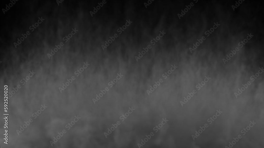 Obraz premium Smoke set on black background