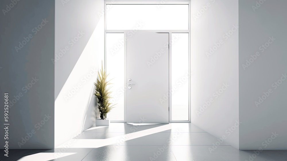 White wooden entrance door for a clean and luxurious effect to be the envy of everyone White wooden entrance door for a clean and luxurious effect to be the envy of everyone