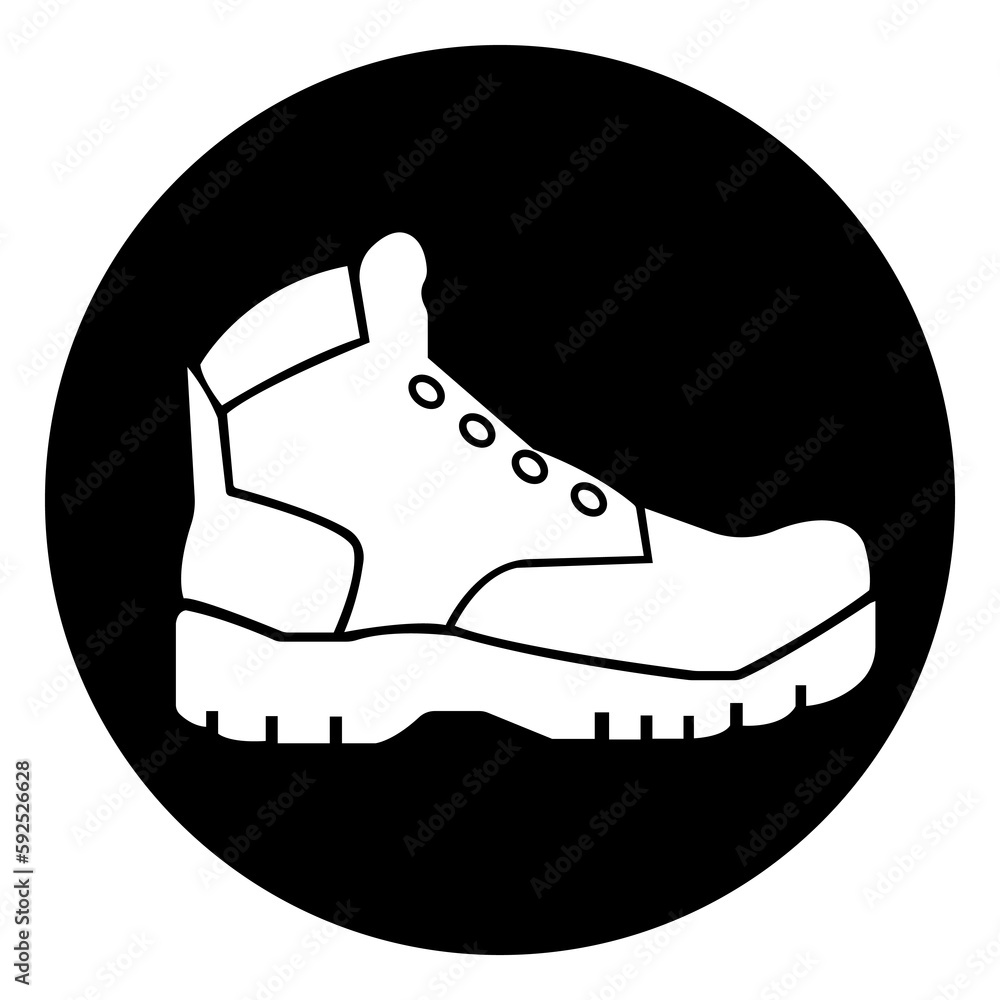 Closed Toe Shoes Required Symbol Sign, Vector Illustration, Isolate On