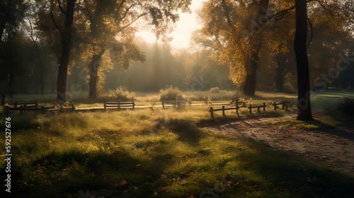 morning in the park