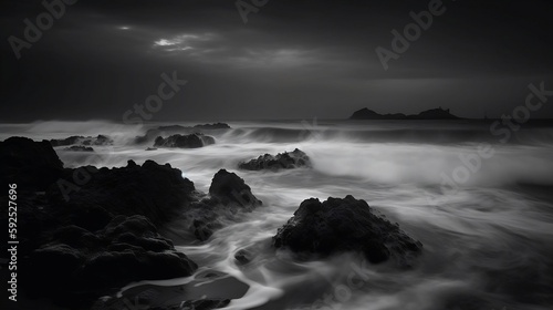 clouds over the sea