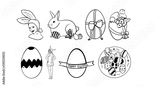 SET OF EASTER ICONS
