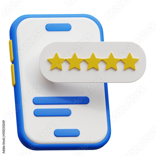 3D Rating Icon