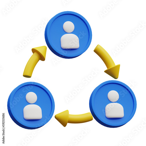 3D Affiliate Marketing Icon