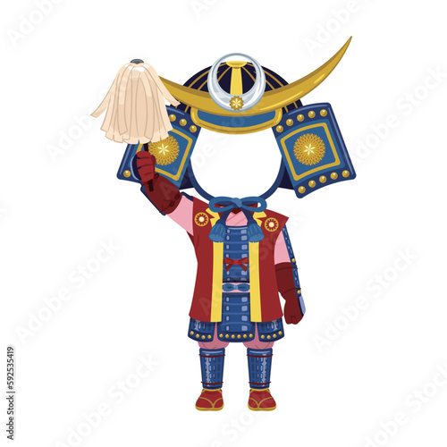 鎧飾り　顔出しパネル3