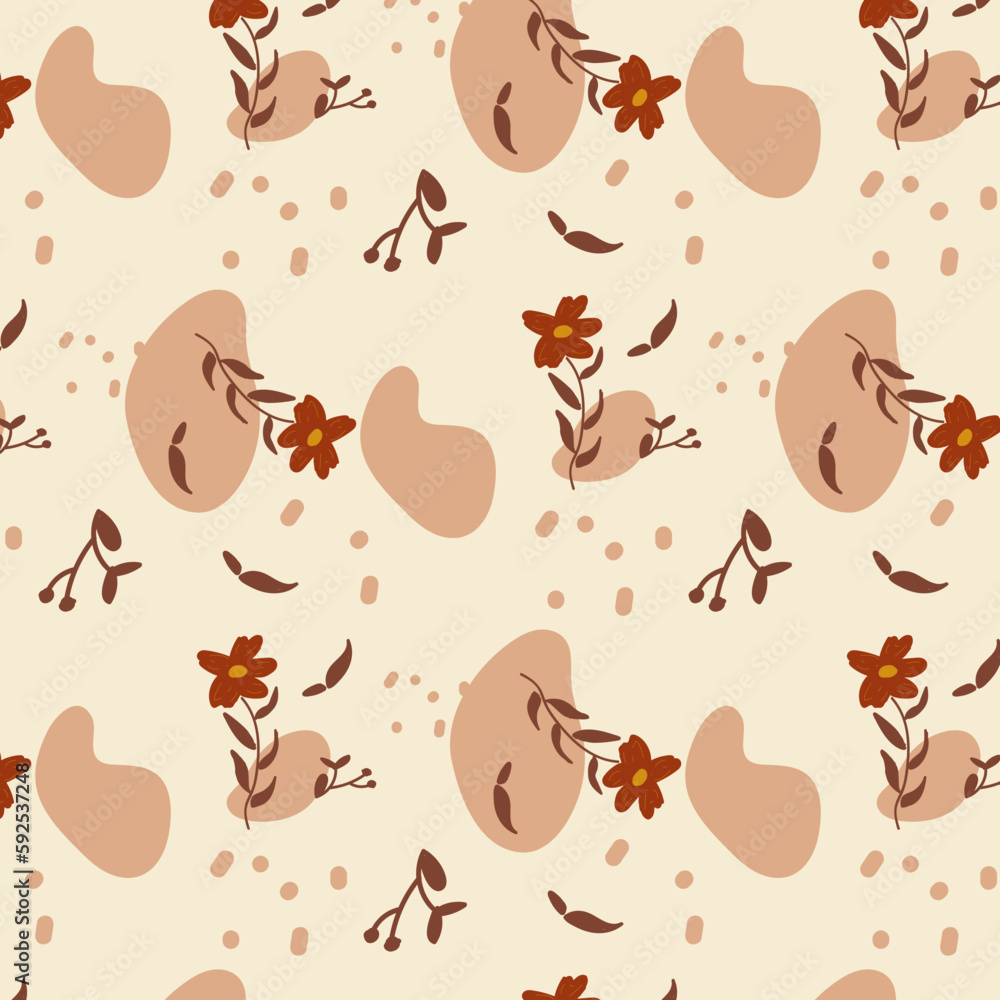 Abstract Flowers Pattern 14