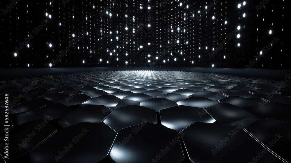 Obraz premium Futuristiac abstract background. Generative AI.