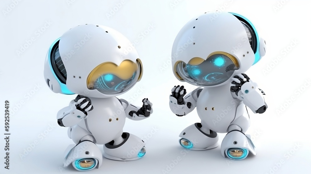 Cute deformed robots 3