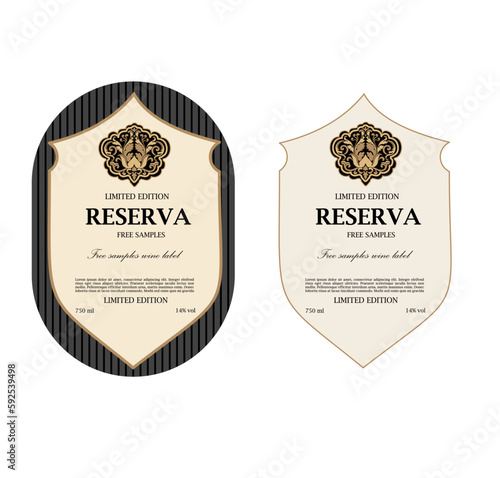 WINE LABEL COLLECTION DECORATIVE STICKER