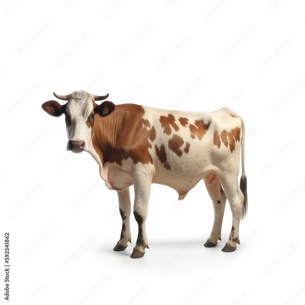 cow isolated on white cow isolated on white