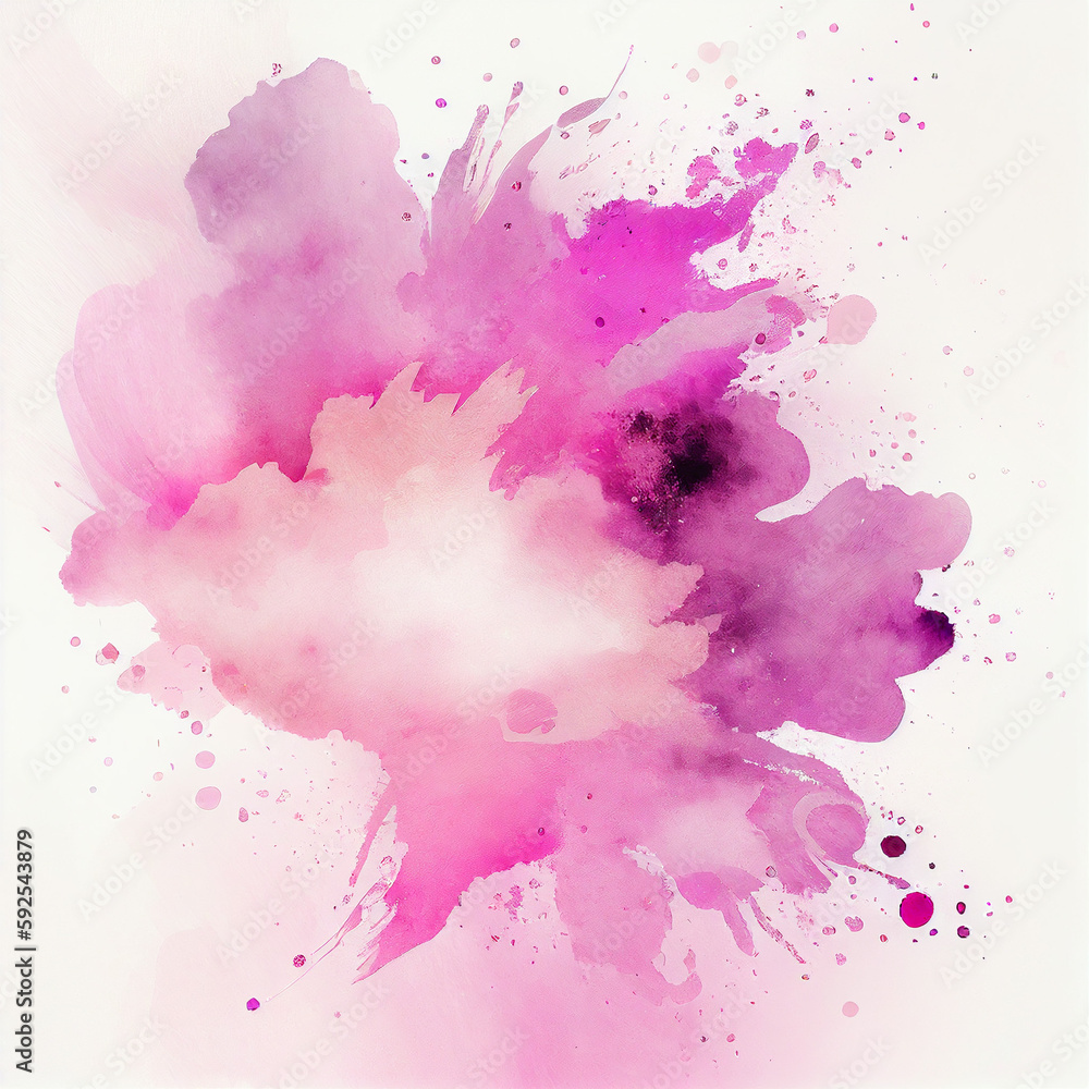 watercolor splash and brush background, created with Generative AI watercolor splash and brush background, created with Generative AI