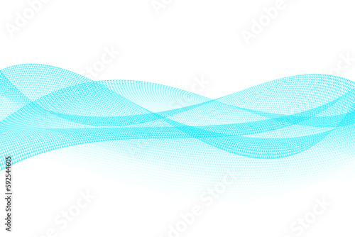 abstract blue background with wave pattern for design template at center frame transparent background