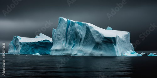 Iceberg against the dark sky © Александр Марченко