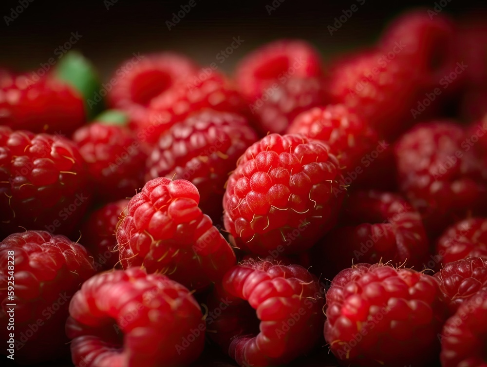 Fresh Raspberries and Fruits and Healthy and Juicy and Red. Fresh Raspberries and Fruits and Healthy and Juicy and Red.