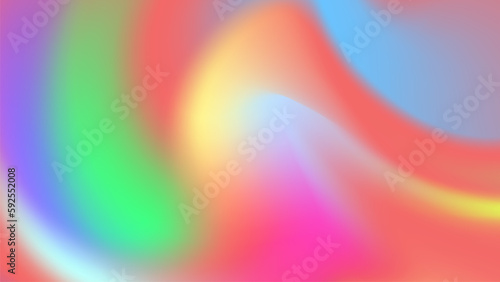 Abstract gradient mesh background with colorful rainbow color