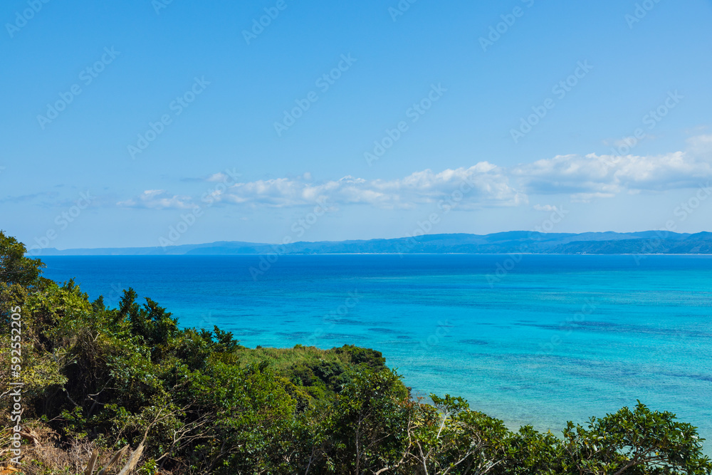 沖縄-古宇利島からの眺め-
