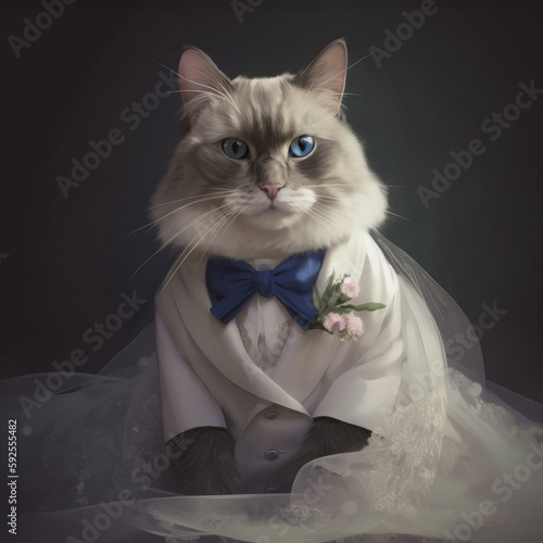 wedding cat © Enzo