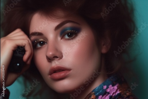 Portrait of a brunette woman