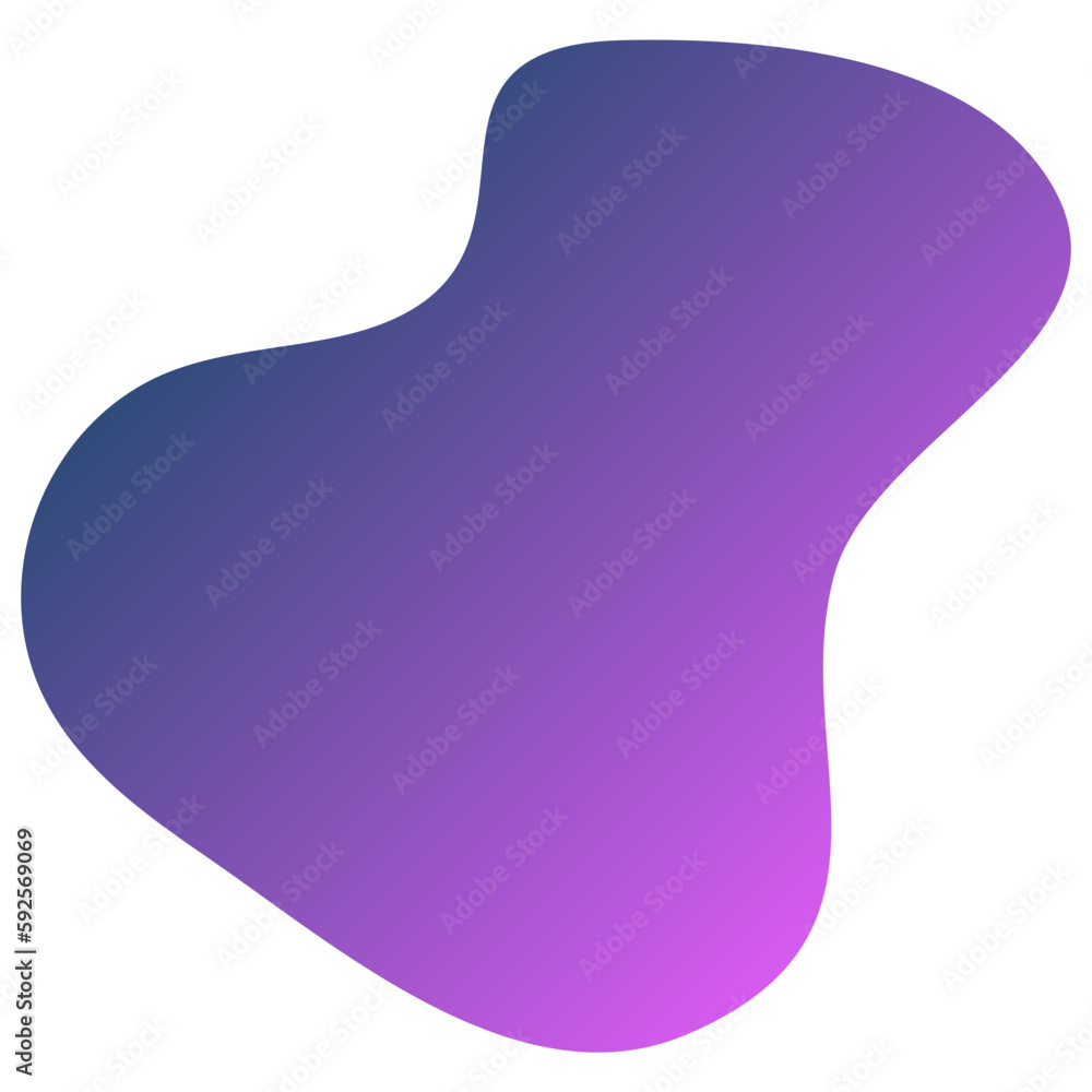 Gradient Pink And Blue Neon Irregular Organic Shape Gradient Pink And Blue Neon Irregular Organic Shape