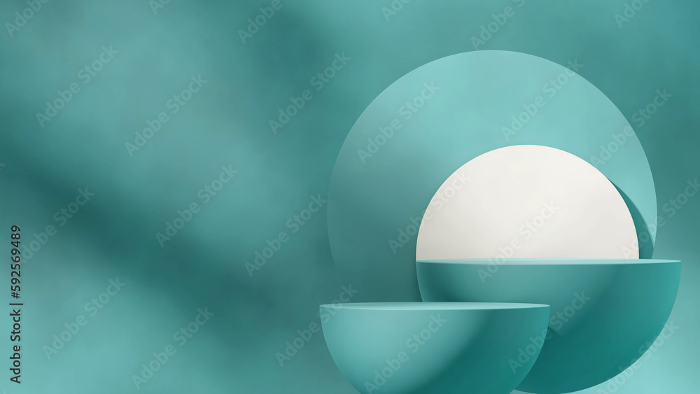 empty space floating turquoise podium in landscape minimal simple wall background, 3d render image
empty space floating turquoise podium in landscape minimal simple wall background, 3d render image
