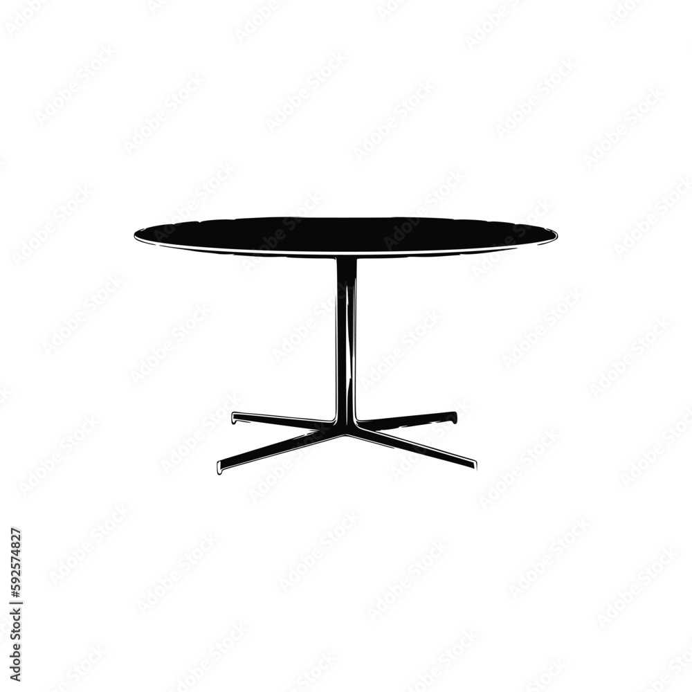 Nice Table silhouettes vector Design. Black illustration. Nice Table silhouettes vector Design. Black illustration.