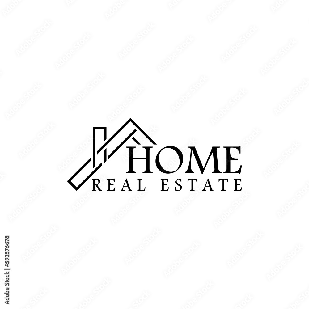 Home real estate logo icon isolated on transparent background Home real estate logo icon isolated on transparent background