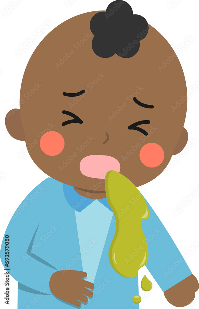 Vomiting boy, cold or symptoms of gastroenteritis or enterovirus Vomiting boy, cold or symptoms of gastroenteritis or enterovirus