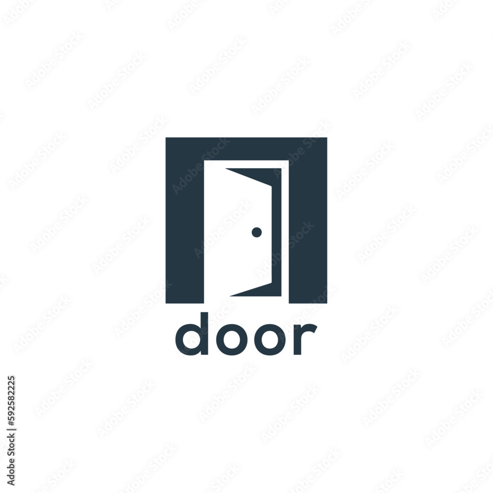 door logo design vector templet, door logo design vector templet,