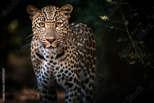 close up of a leopard © G33kM4sT3r