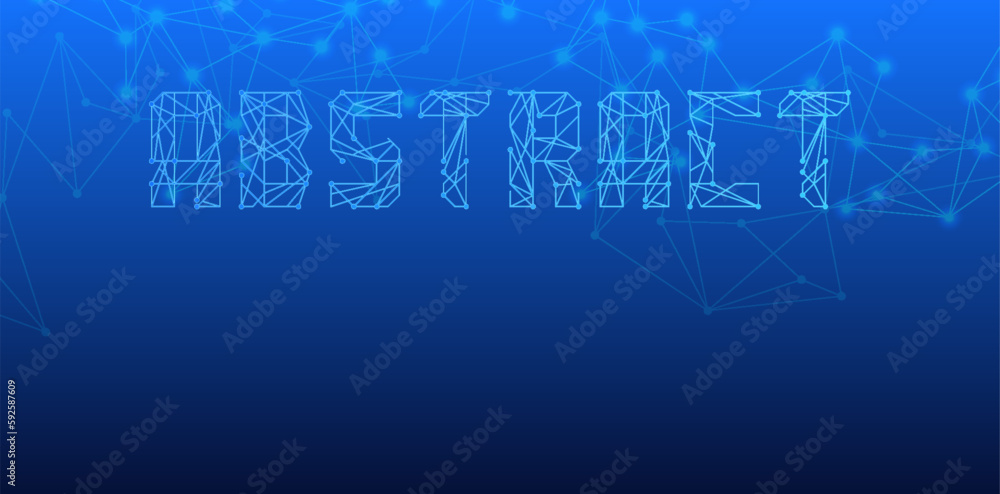 Abstract tech background and geometric pattern with hexagons for banner design or header Abstract tech background and geometric pattern with hexagons for banner design or header