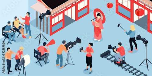 Japanese Film Production Background
