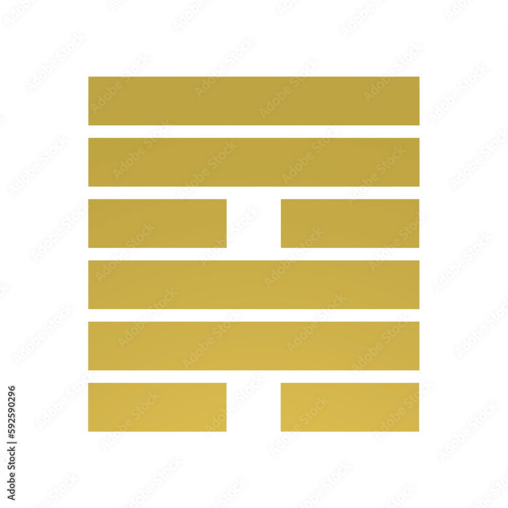 Hexagram 57 Gene Key I ging gold Hexagram 57 Gene Key I ging gold