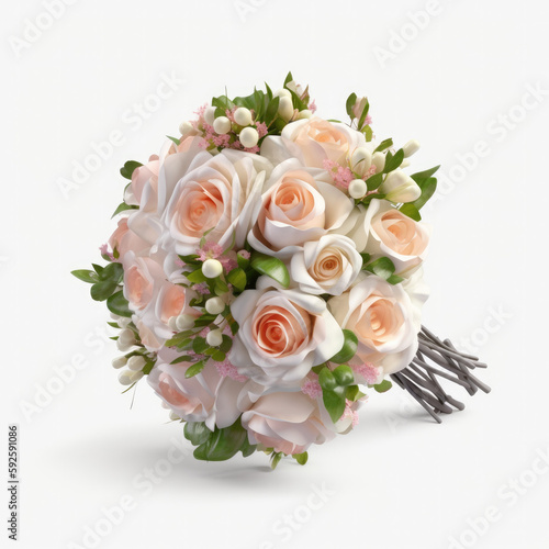 bouquet, wedding, white background, rose, flower, flowers, roses, bride, love, bridal, beauty, floral,  © Enzo