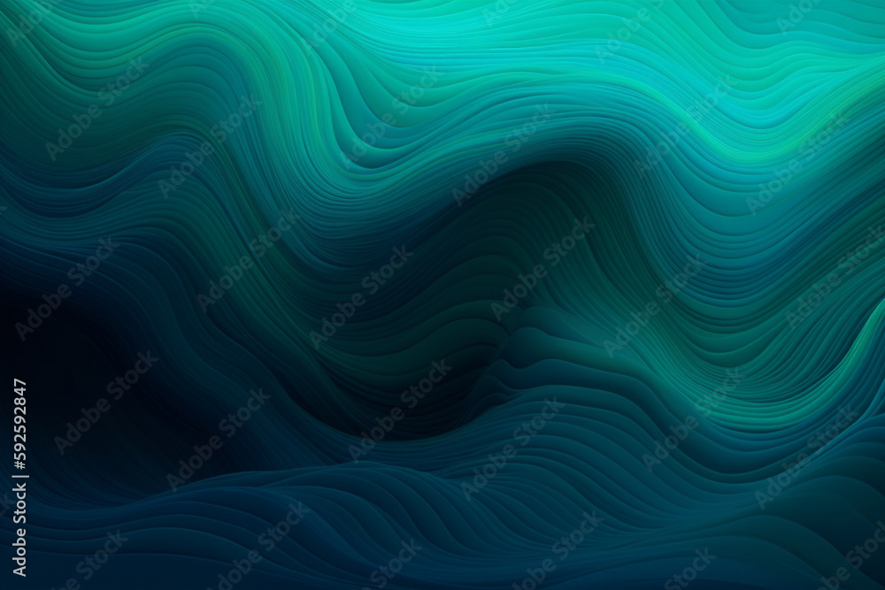 Colorful abstract wavy background with gradient. Generative AI Colorful abstract wavy background with gradient. Generative AI
