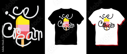 ice cream background vector illustration t shirt