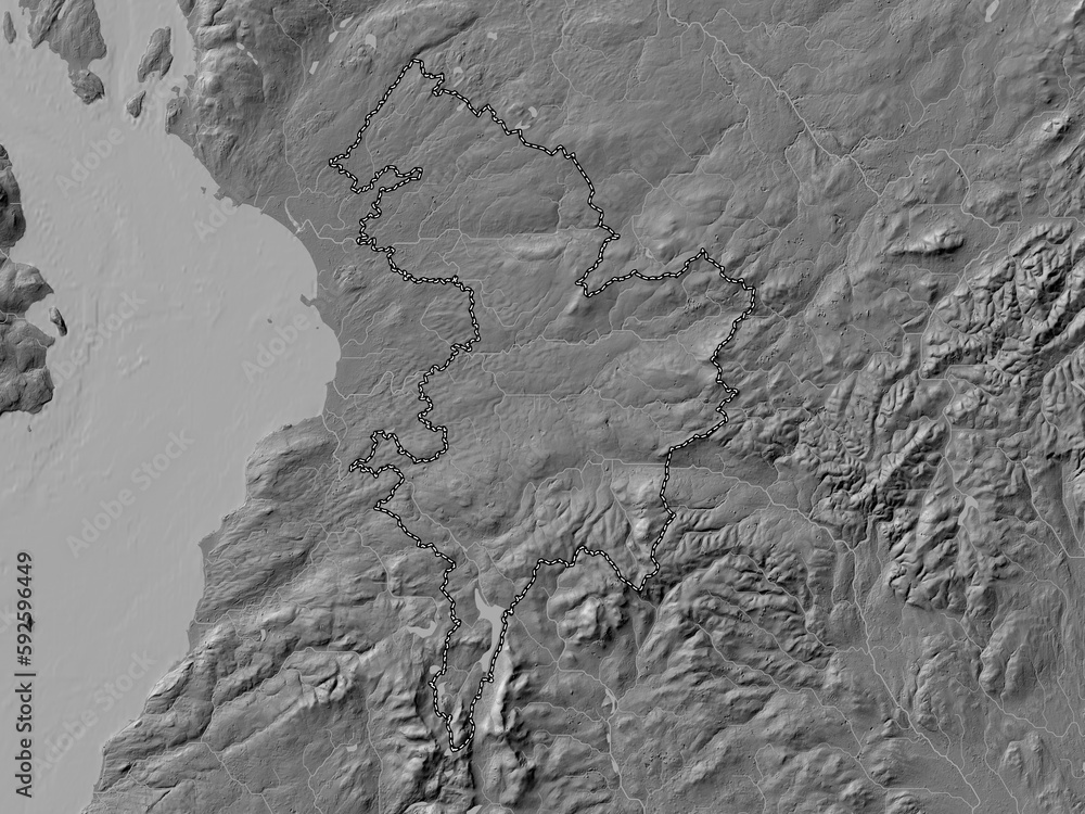 East Ayrshire, Scotland - Great Britain. Bilevel. No legend East Ayrshire, Scotland - Great Britain. Bilevel. No legend
