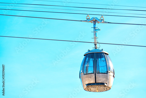Gondola Lift and Cables at Sky Resort