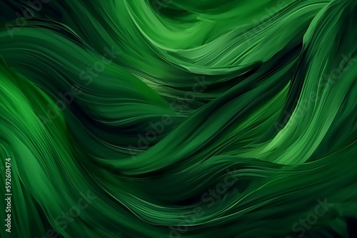 Green Curve Brush Stroke Texture