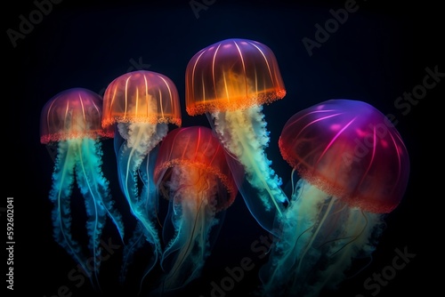 jellyfish in aquarium © griff