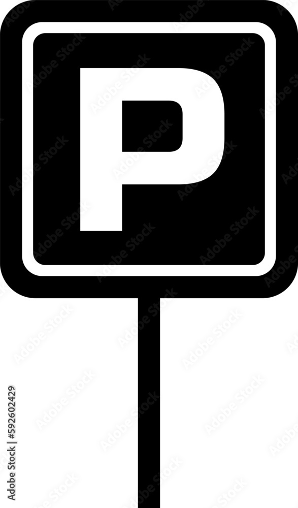 Car parking icon. Parking space. Parking lot. Car park. Vector icon isolated on white background. Car parking icon. Parking space. Parking lot. Car park. Vector icon isolated on white background.