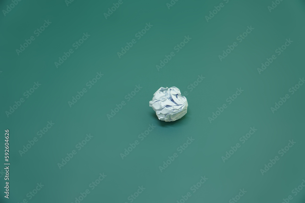 Naklejka premium white paper ball