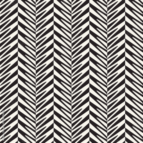 Monochrome Moirè Effect Textured Herringbone Pattern