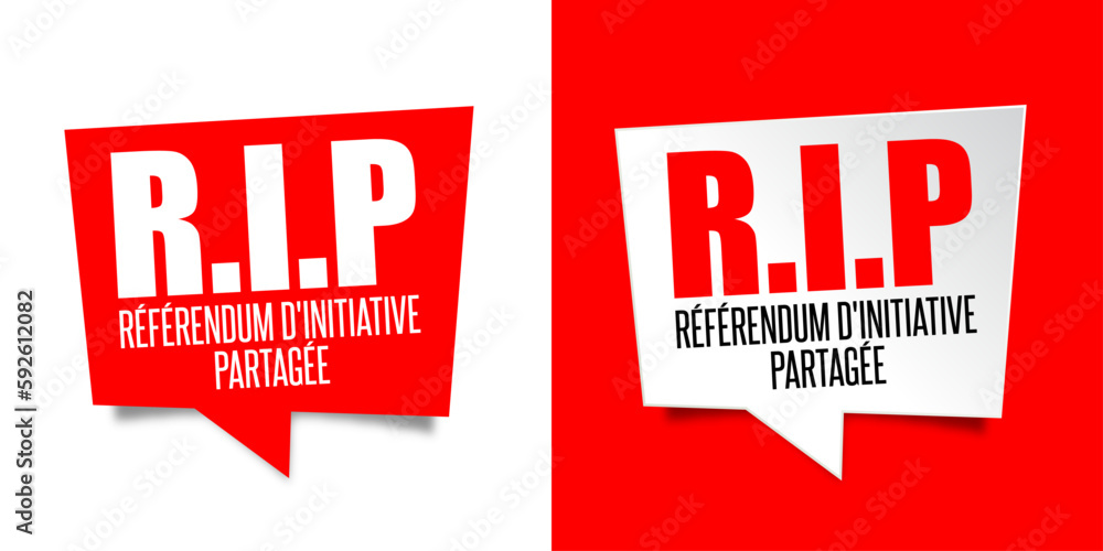 Rip - Référendum d'initiative partagée - obrazy, fototapety, plakaty 